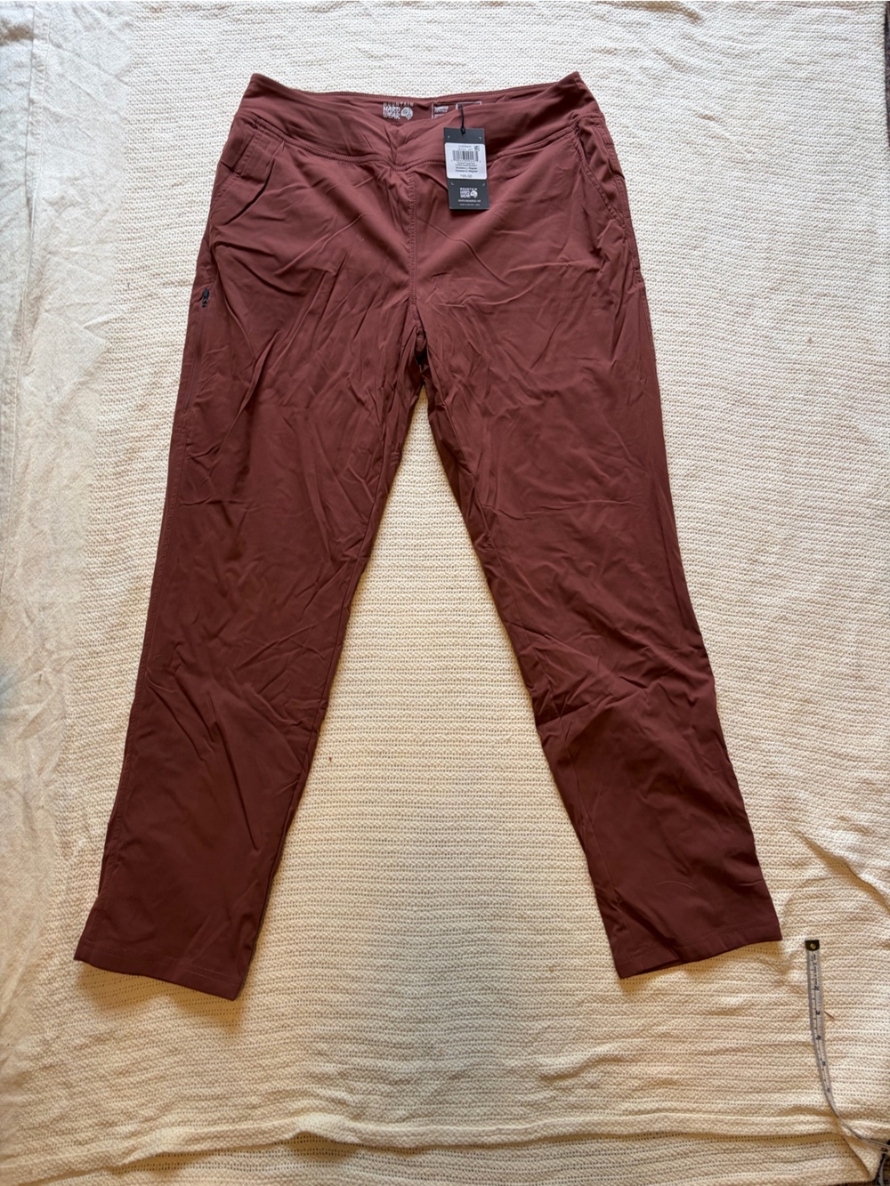 Mountain Hardwear lined pants in reddish brown